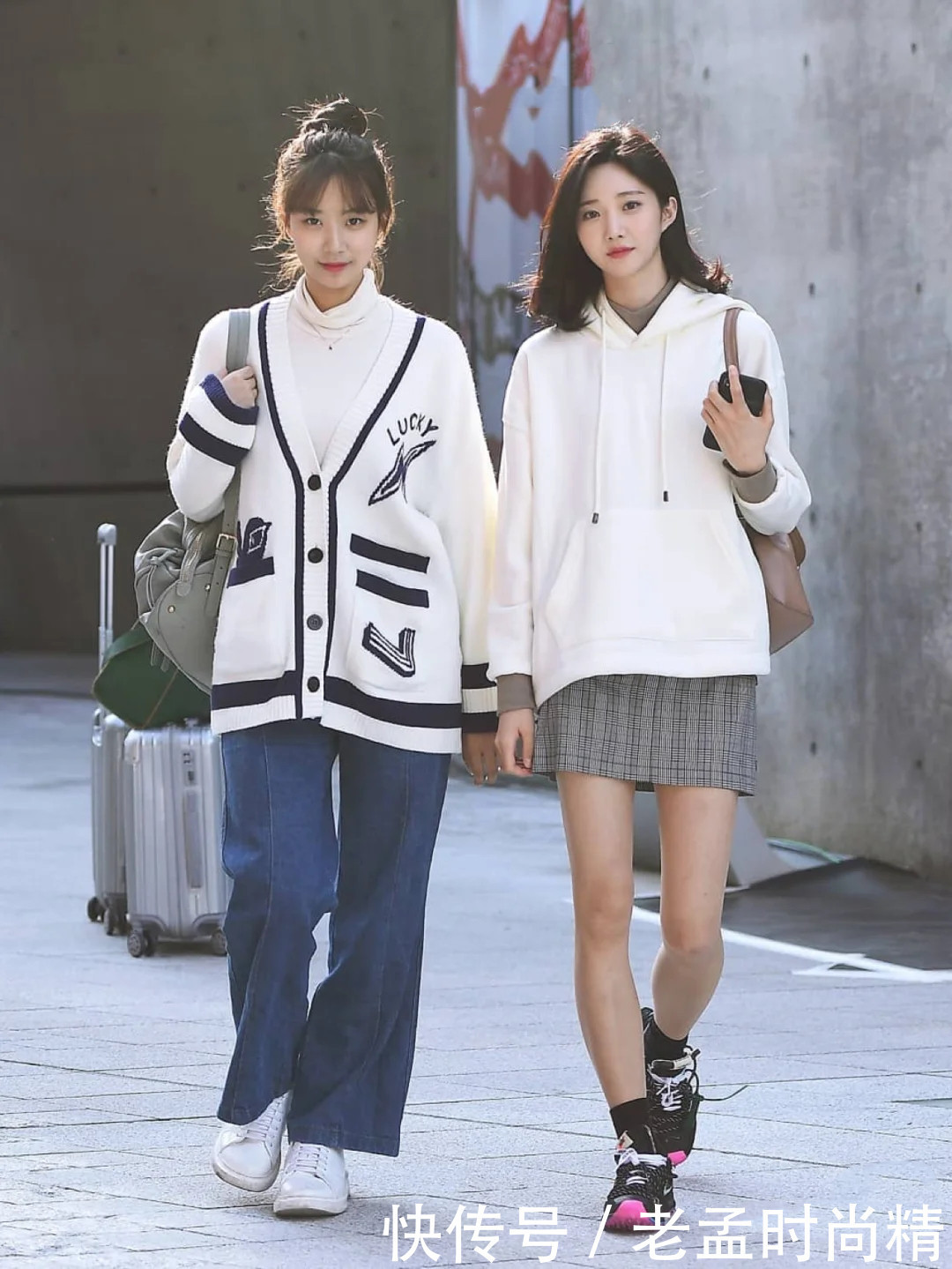 街拍:今春闺蜜出街的时尚穿搭, 简约高级又时髦, 风格极简又好搭配