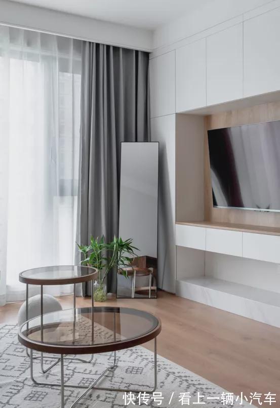 电视墙|80㎡日式户型,玄关、电视墙等亮点多多,快来围观小夫妻居家之道