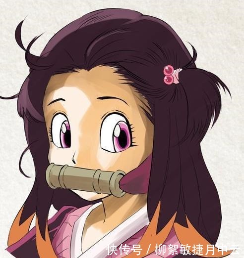 巨人版|鬼灭之刃祢豆子变“不同画风”，火影版神似“雏田”，巨人版超帅气