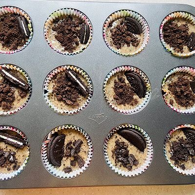 杯子蛋糕|奥利奥马芬蛋糕