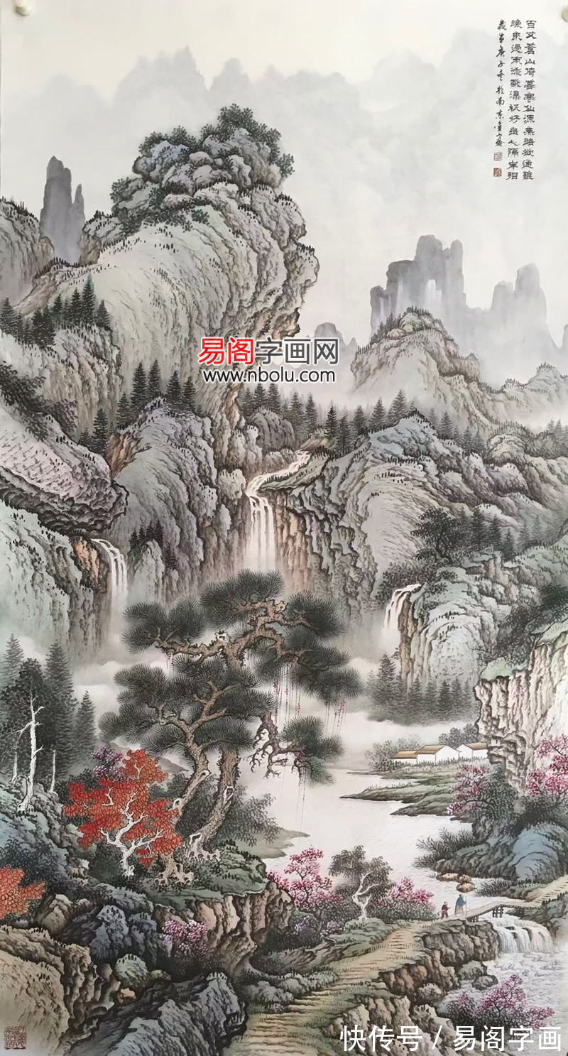 绘画!周金山山水画 登上大雅之堂 大山水大气势大境界