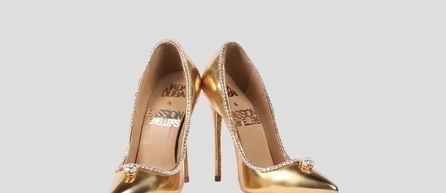 钻石 全球最贵的高跟鞋,钻石镶边黄金为底,价值1.17亿人民币!