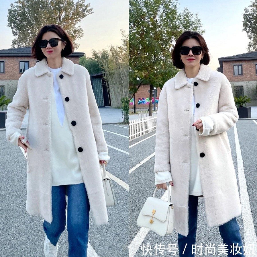 打底裤|上年纪的女人别穿打底裤,学她配9分裤洋气,配半身裙优雅