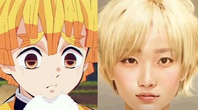 魇梦|当《鬼灭之刃》被还原成真人,次元壁脆弱得不堪一击,这也太像了