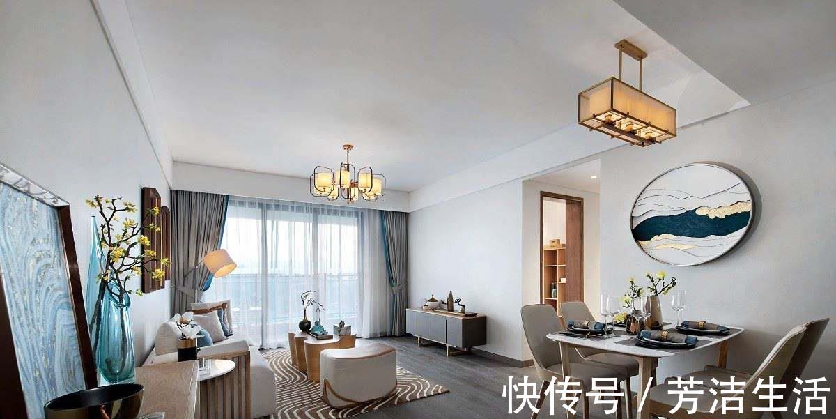 客厅|装修客厅不吊顶,只走一圈宽石膏线好看吗还有哪些好的建议