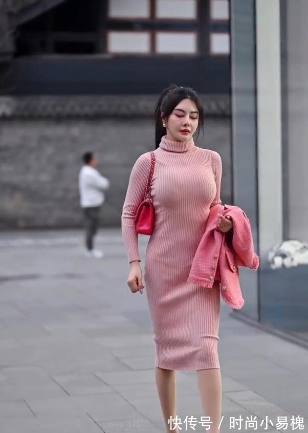 女人|针织连衣裙能让女人光彩十足