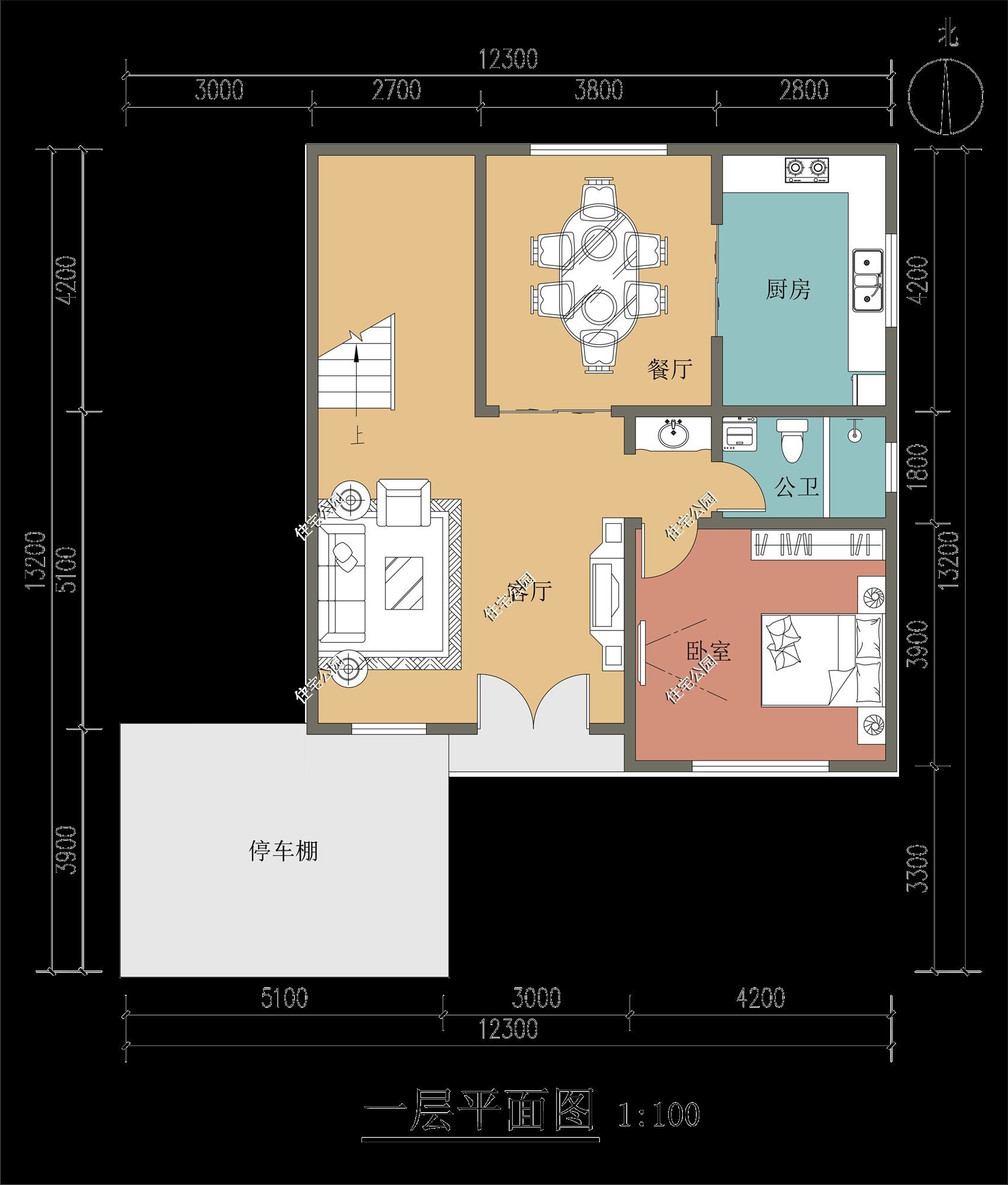 占地尺寸|终于找到20多万就能建的农村别墅图纸，10套户型你更喜欢哪一套？