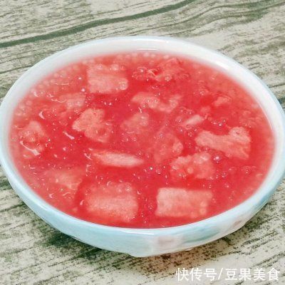 西米露|自制#我为奥运出食力#西瓜西米露，再也不用买了