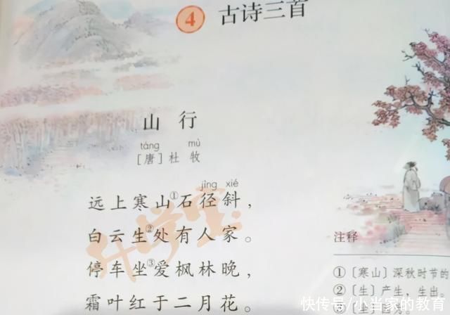 读音|远上寒山石径斜，斜字家长教孩子念“xia”，老师却说不懂别乱教