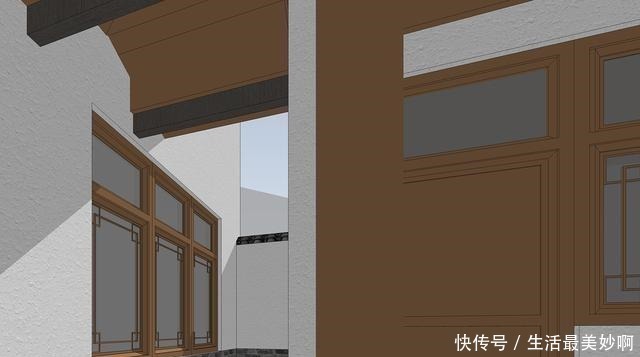富贵牡丹|惊艳全村，这处自建四合院设计，堪称自建典范！