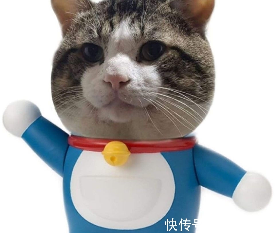 哆啦当“无脸”的哆啦A梦落入网友们的手中，改头换面后的它太搞笑了