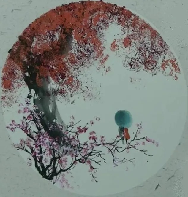 浓墨!写意《烟花三月》绘画教程