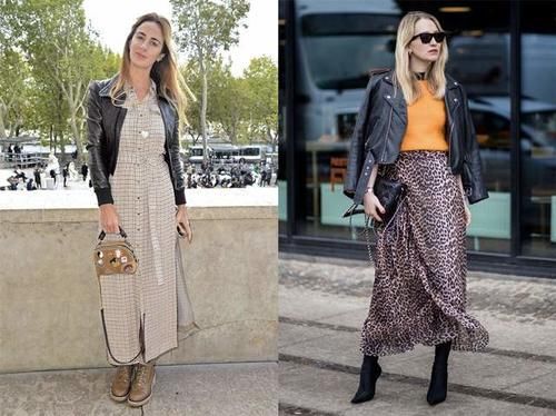 机车夹克不仅可盐，还能穿出女人味，5种搭配思路让你美出高度