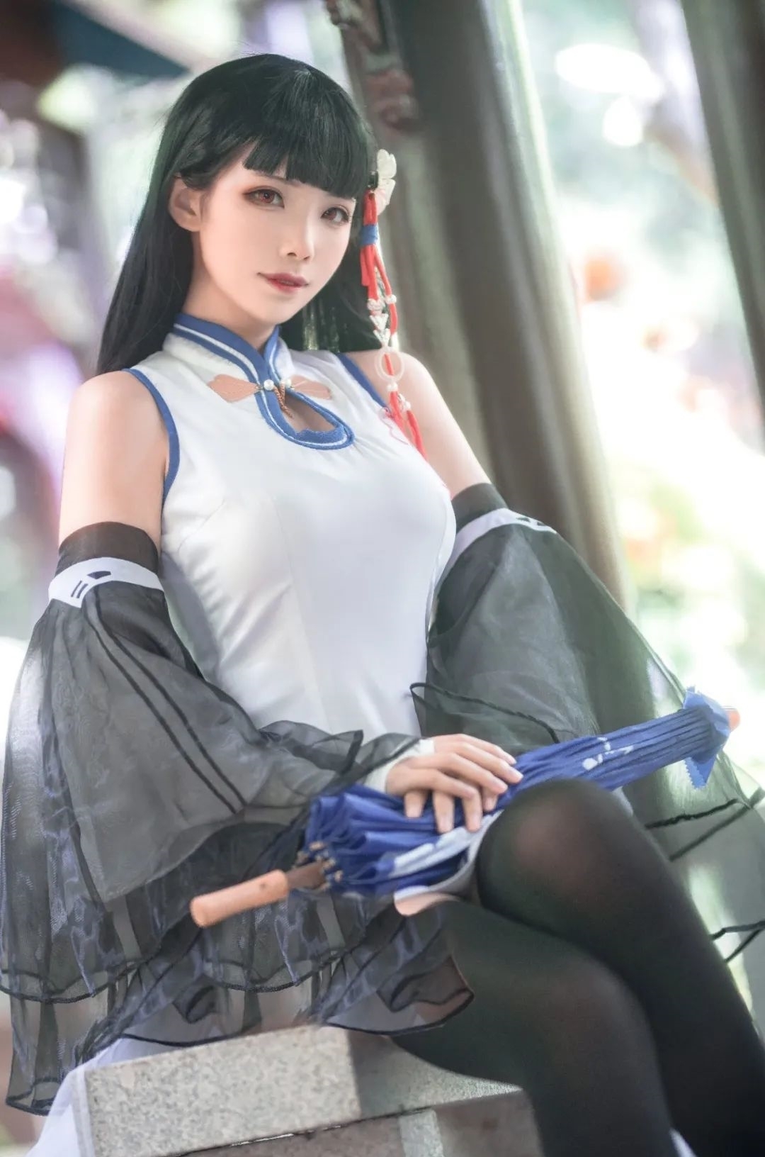 碧蓝航线|cos：碧蓝航线旗袍逸仙cos正片@榛子