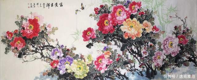 【画作欣赏】心中牡丹开,处处是暖阳,画家王润之作品欣赏