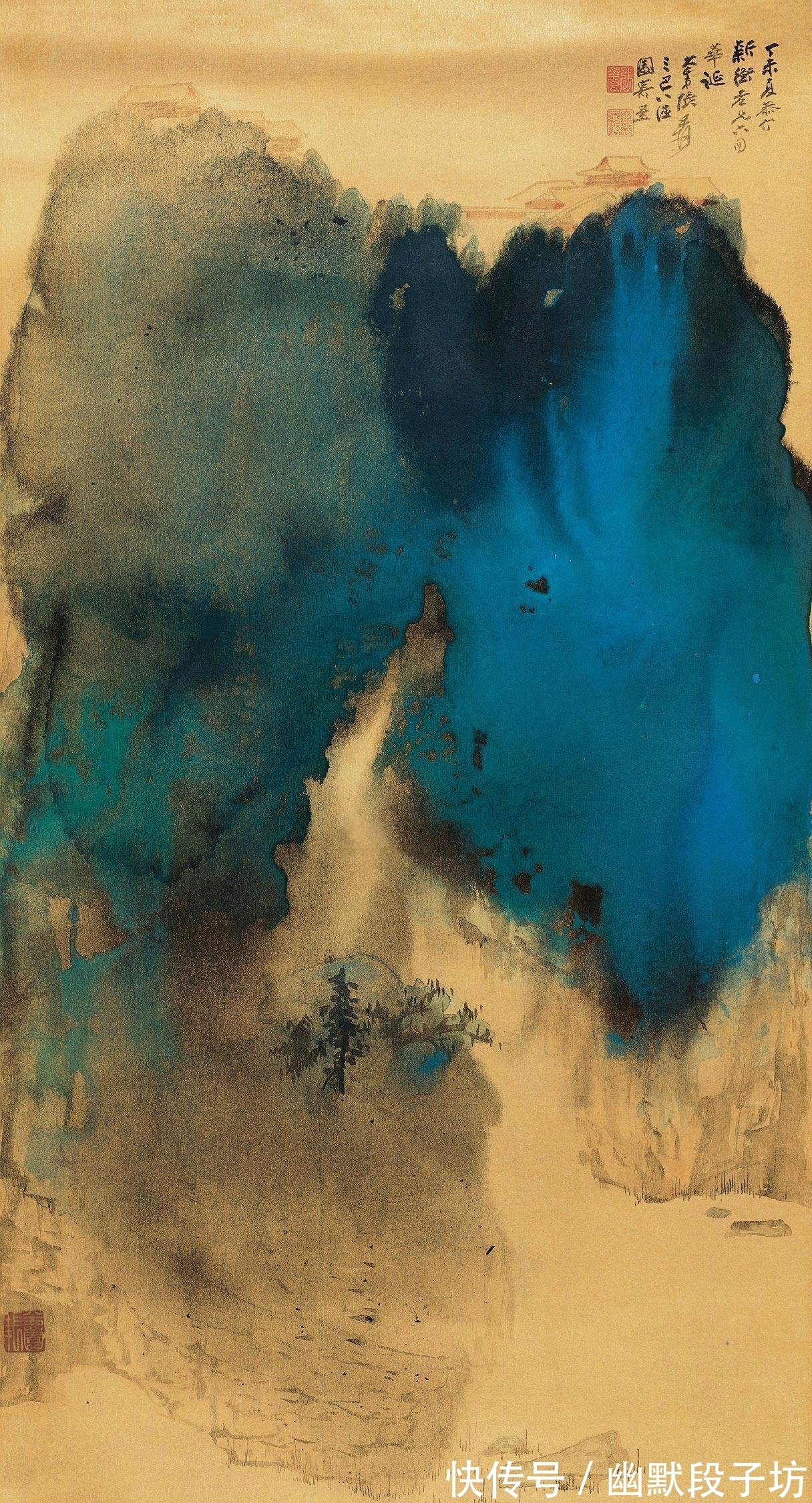 画家#张大千靠仿他的画出人头地,他的理论一直被追捧!