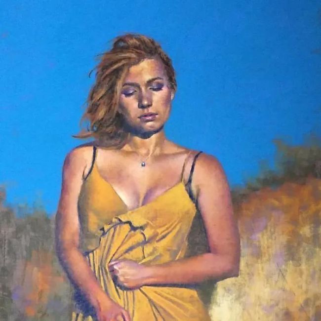 艺术学院$法国女画家:魅力独特的色粉味道