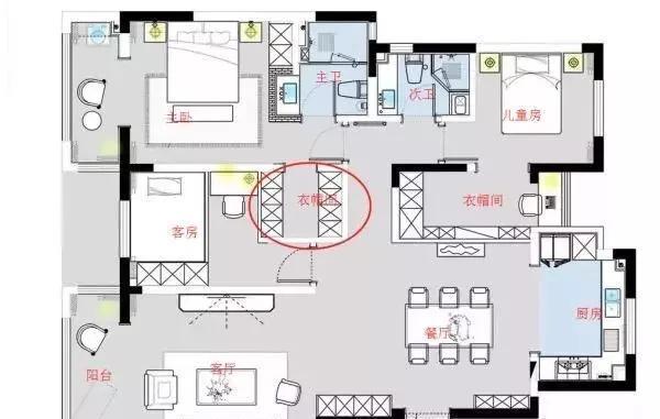 改造|书房打掉给儿子做衣帽间,主卧的衣帽间太聪明了!145㎡让人羡慕