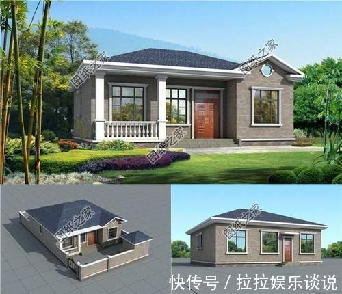 户型|一层自建房图纸,最后一款养老房的首选,图纸看完快收藏