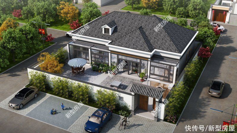 建筑|农村别墅不是越高越好,分享10套一层户型图纸,父母看了一定喜欢