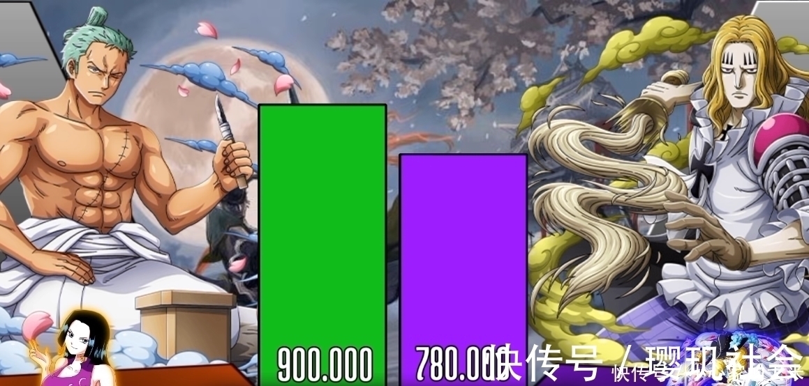 巴基|索隆与25位对手战力对比图!第一剑豪进击之路,是用刀砍出来的