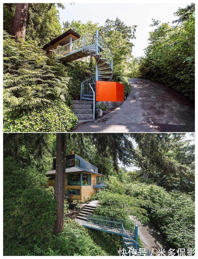 旋转门|深山自建256㎡小别墅,细节设计堪称一绝,进门后我就爱了