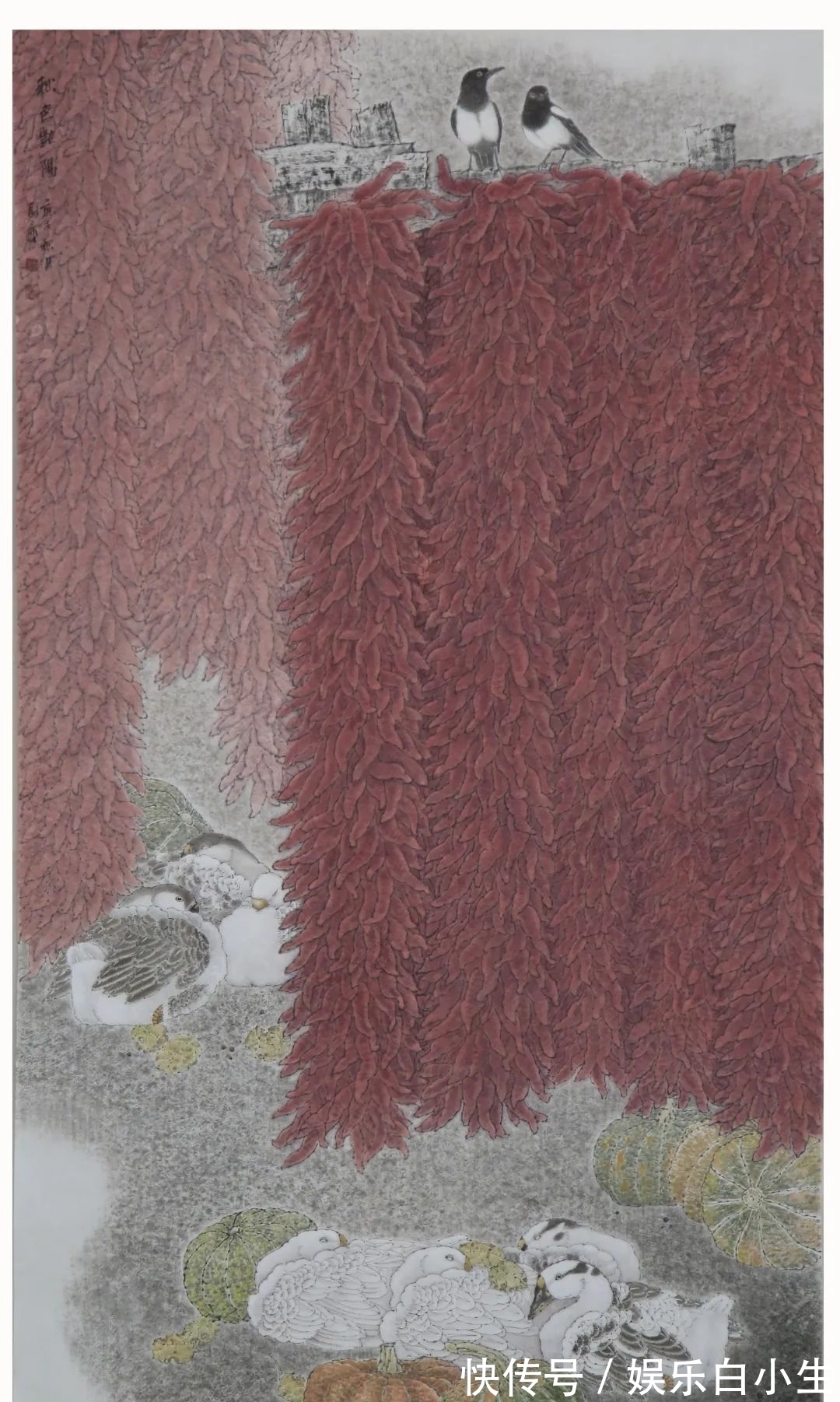 作品#万家共盛世 明月话团圆‖刘齐中国画作品欣赏