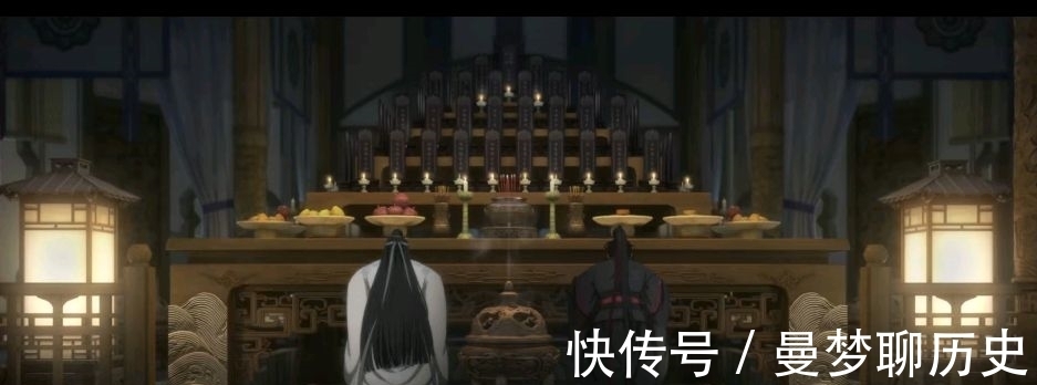 蓝曦臣|魔道祖师,官微又发糖,扯抹额,醉酒名场面还原,忘羡好甜