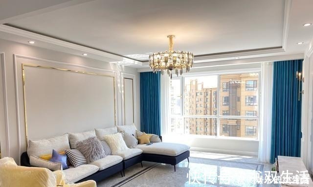 客厅|新房通风半年准备入住,打扫干净漂亮极了,进门就被客厅迷住了