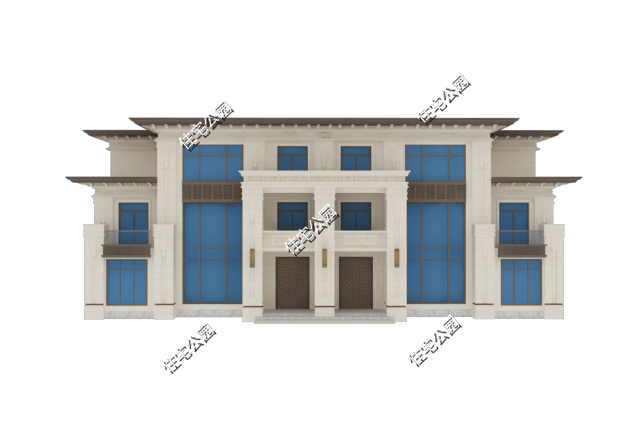 农村|适合兄弟自建的农村双拼别墅,27×16米三层大宅,这样建房才和谐