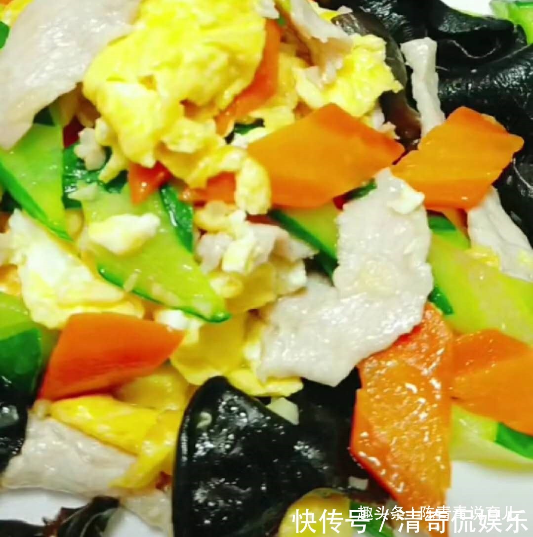 陈青青|周末给娃娃安排的家常菜，五颜六色，荤素搭配，全家老少都爱吃