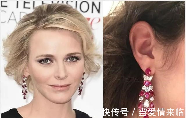 耳环 新年就是要红!王室红宝石珠宝看起来!