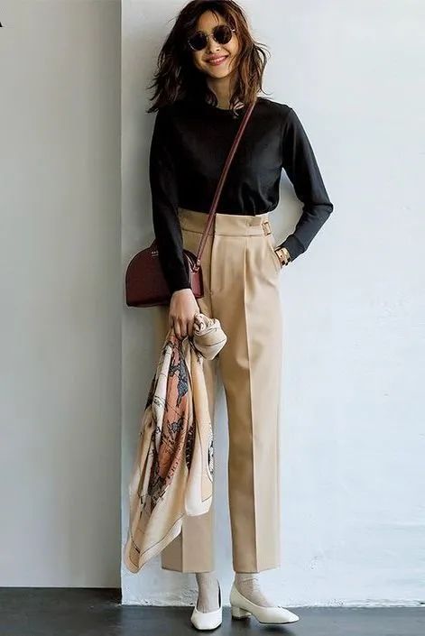 奶奶裤 针织衫+奶奶裤=好看好穿爆了！