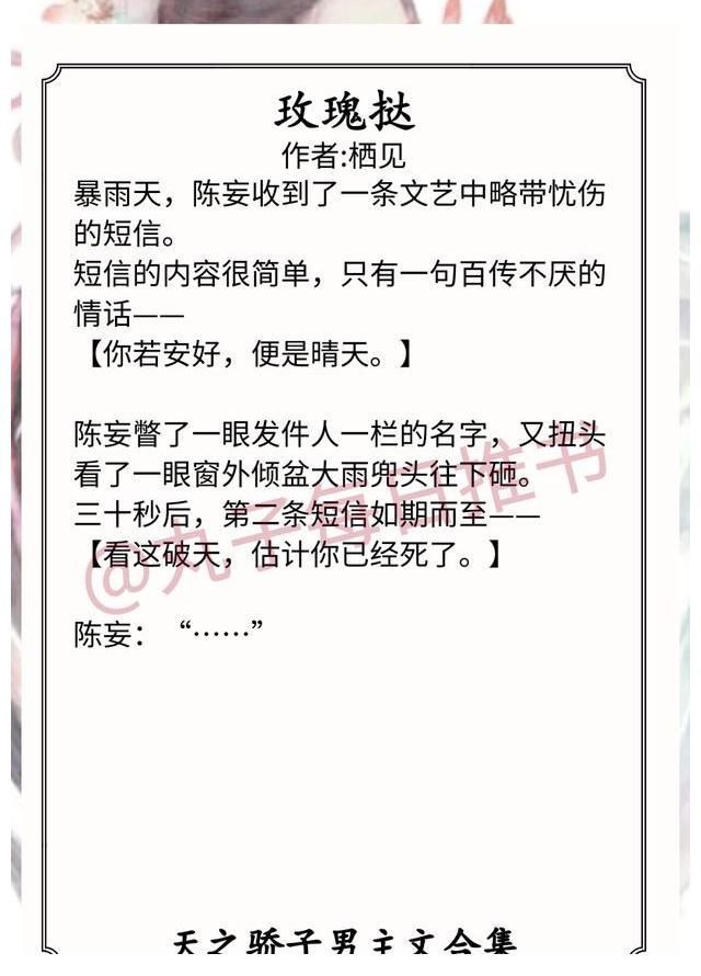 别哭!强推!天之骄子男主文系列,《热恋你》《星辉落进风沙里》甜滋滋