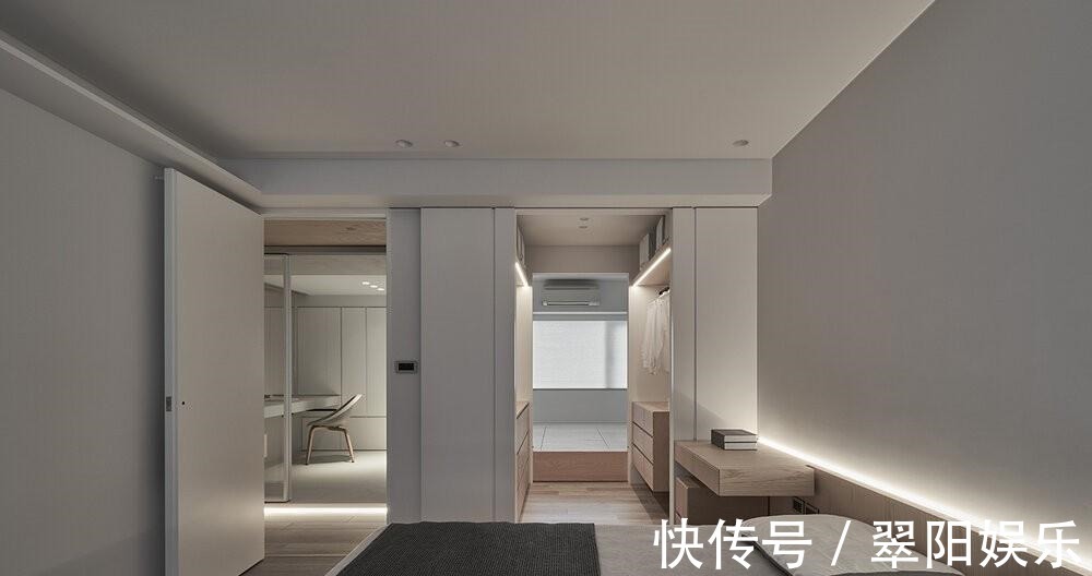 柜子|这个三合一布局火了,利用榻榻米布局书房+衣帽间+休闲区,绝了