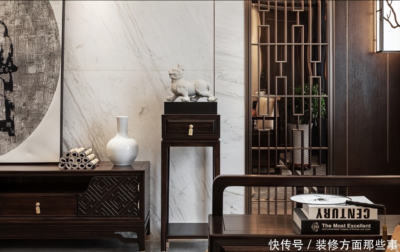 衣帽间|260平新中式四居室,化繁为简,在意境