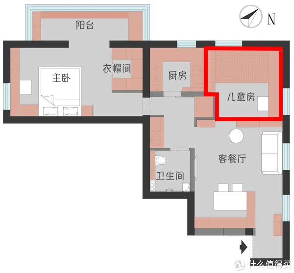 衣帽间|真·收纳狂魔！66㎡挤出20㎡收纳+步入式衣帽间！！