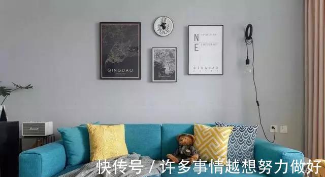 浅灰色|89平简约三室，老公坚持一进门设隔断，多出一个独立玄关