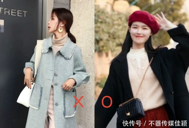 讲真,肩宽背厚的女人,不要这么穿大衣!分分钟显胖十斤(不止)