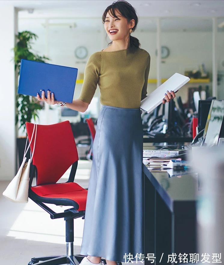 高跟鞋|成熟女性穿“半身裙”时,记住这几个减龄公式,优雅遮肉又有范儿