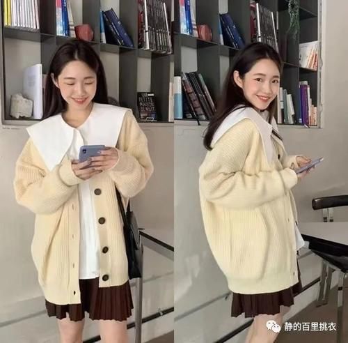 2021早春穿针织衫，学会穿法技巧的“精髓”，单穿叠穿都好看