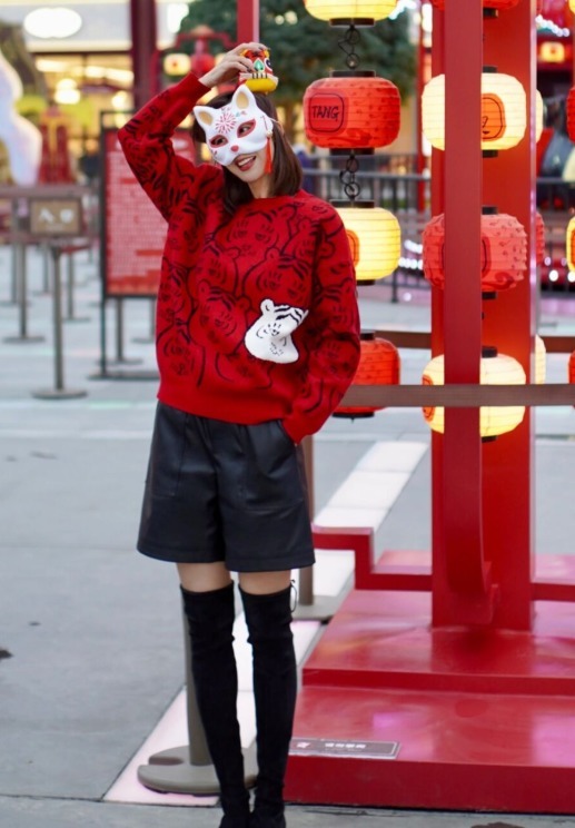 菱格纹 想要温柔还保暖?瞧博主的毛衣穿搭方法,让你做个美美的小仙女