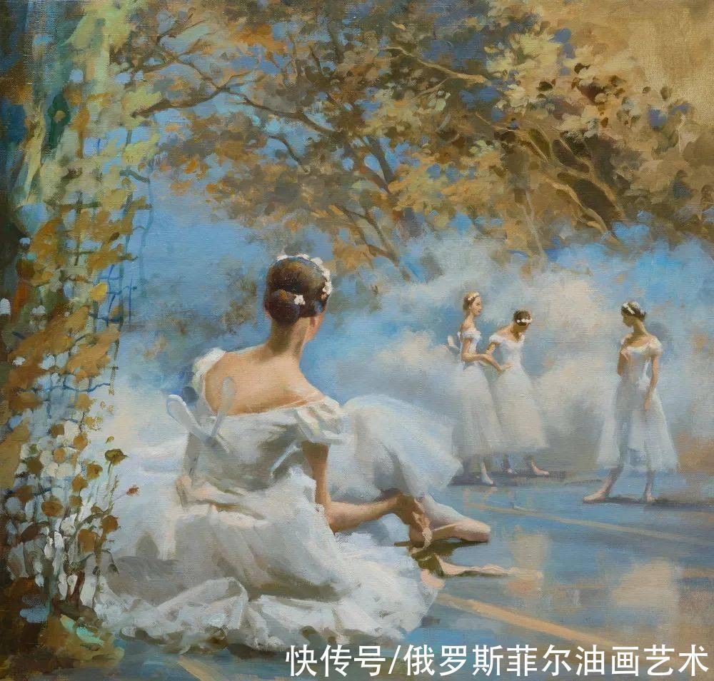 圣彼得堡$俄罗斯画家阿纳斯塔西娅·沃斯特雷佐娃漂亮油画作品欣赏