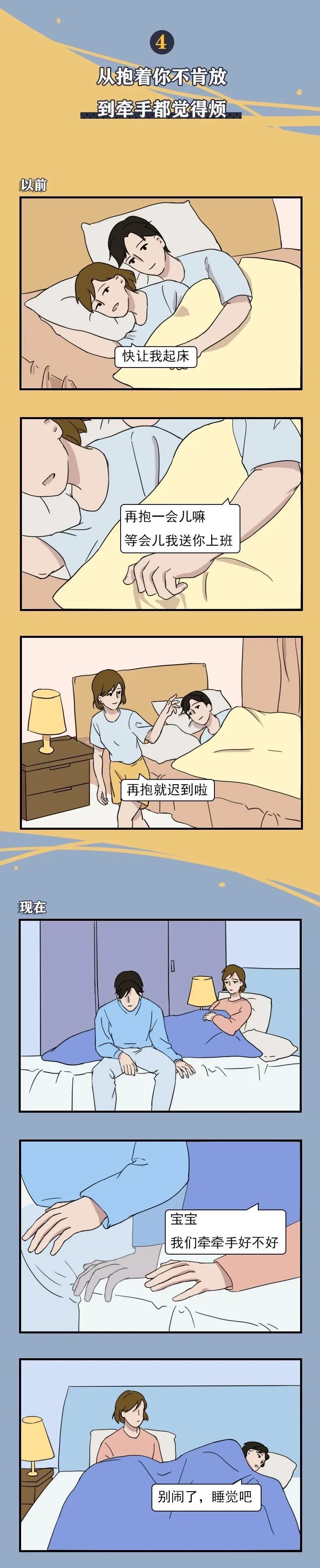 恋爱|猎奇漫画：恋爱以下几种表现，说明你们快分手了！