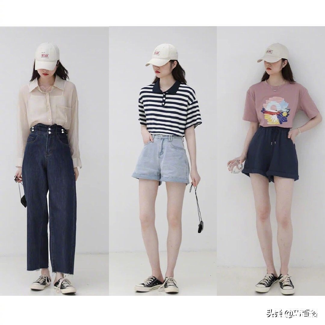 单品|27套清爽利落的夏季穿搭，显高显瘦没商量，大学生跟着穿很时尚