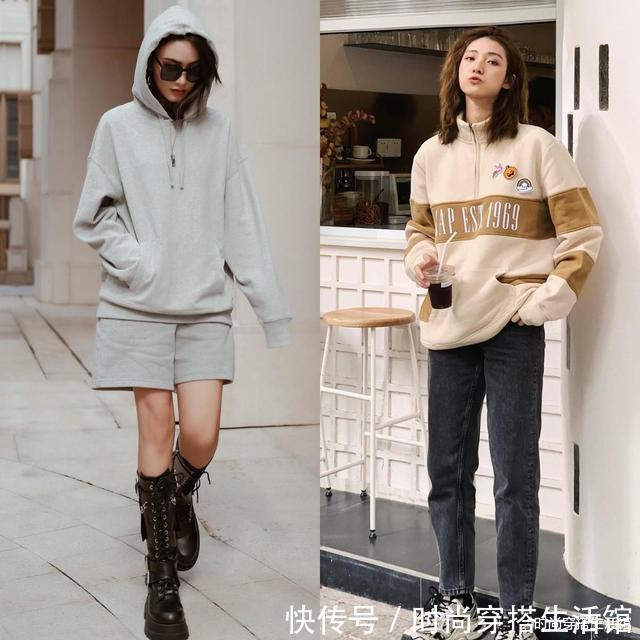 面料|连衣裙失宠了,今年流行的是“薄卫衣+裤子”,保暖显瘦又时髦