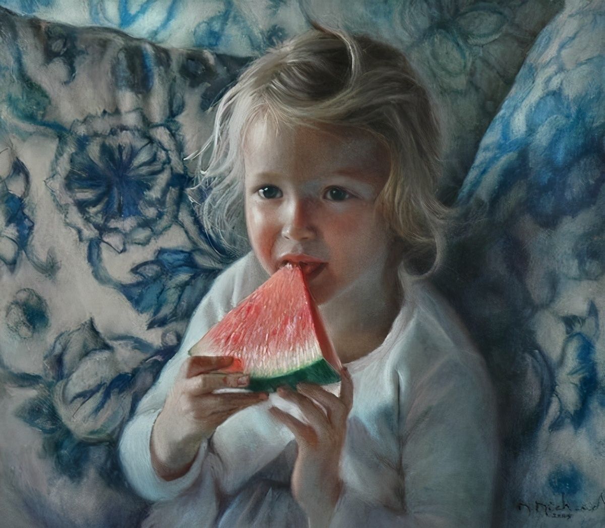 逼真|加拿大艺术家的超写实人体油画作品,细腻逼真,堪比高清照片