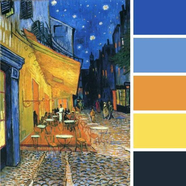 奥基夫|使用自然灵感调色板的 4 位大师级艺术家:莫奈、梵高、弗兰肯塔勒、奥基夫!