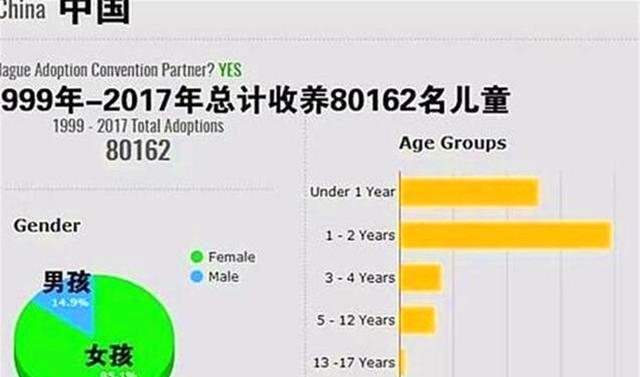 年间|18年间美国领养8万中国儿童,几乎只要女孩,到底有何目的?