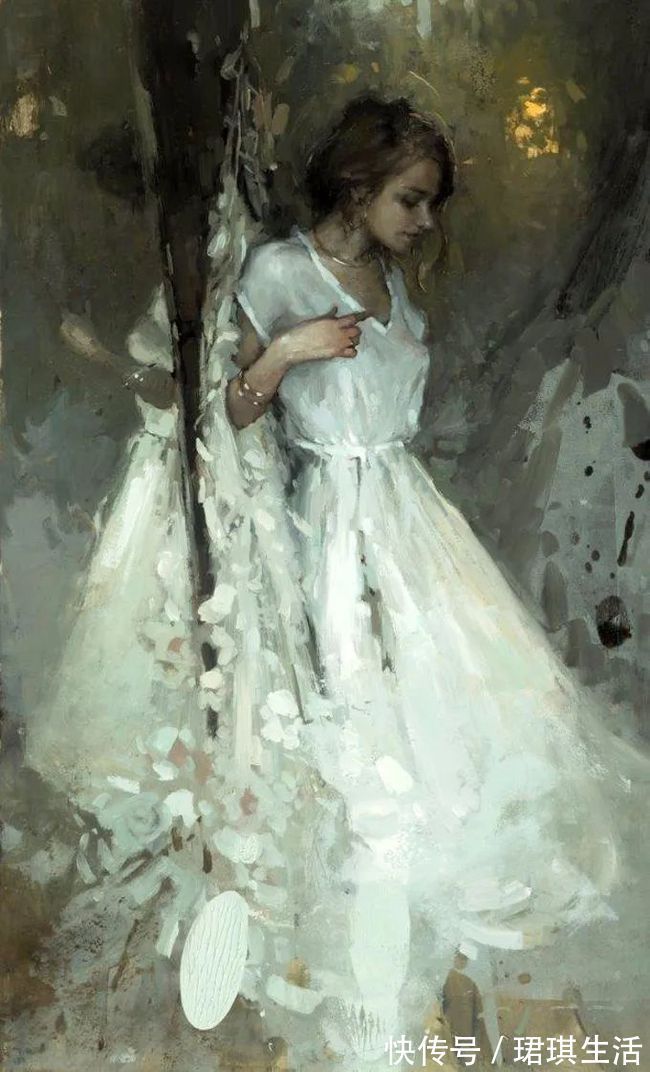 艺术家$艺术家杰里米·曼恩的油画,颜色既生动又大气!